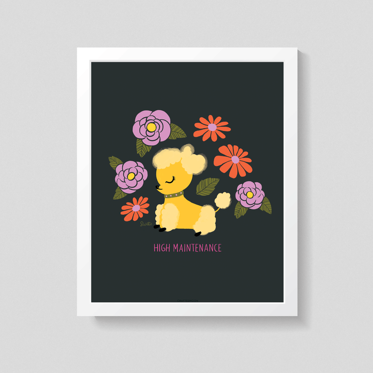 8x10 Art Print: Lola Pup