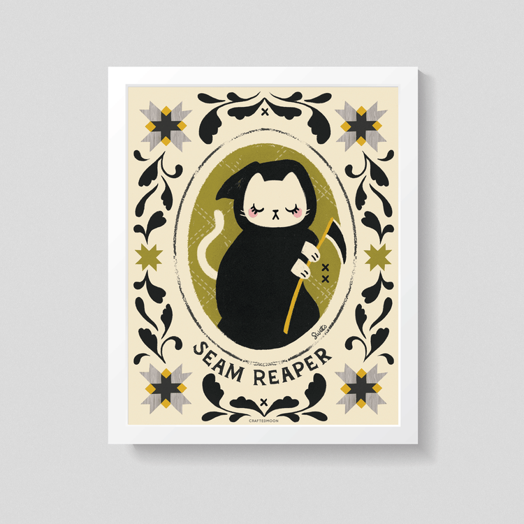 8x10 Art Print: Seam Reaper II