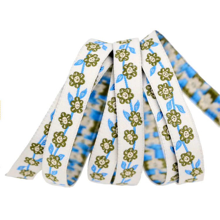 Chatty Garden Ribbon 1 Yard Cut