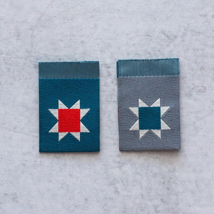 Fire Glow Sewing Tags