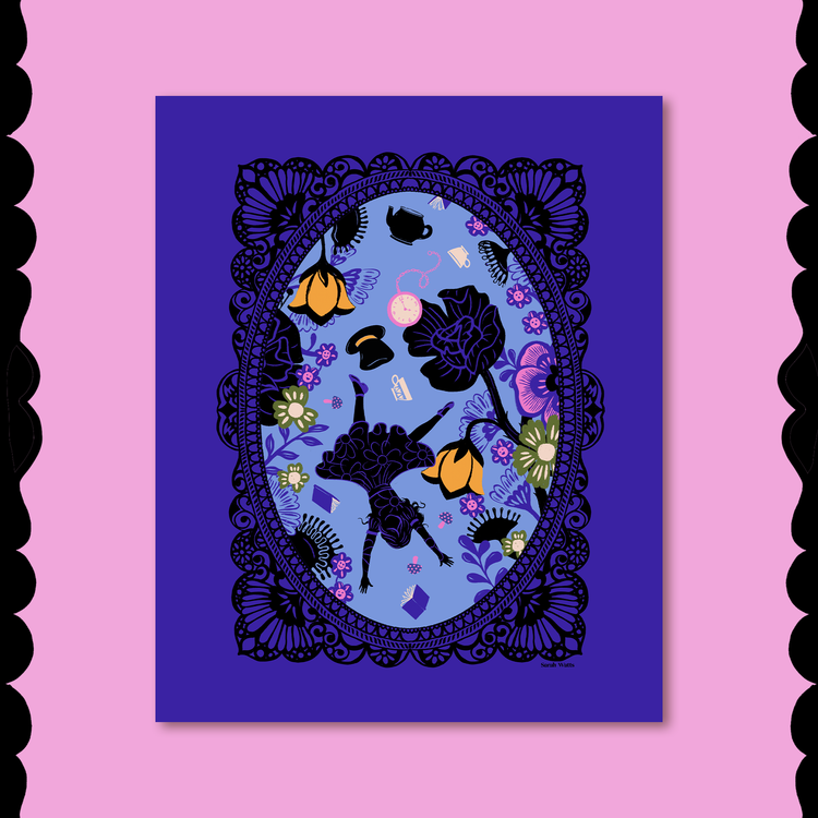 Down the Rabbit Hole 8x10 Art Print