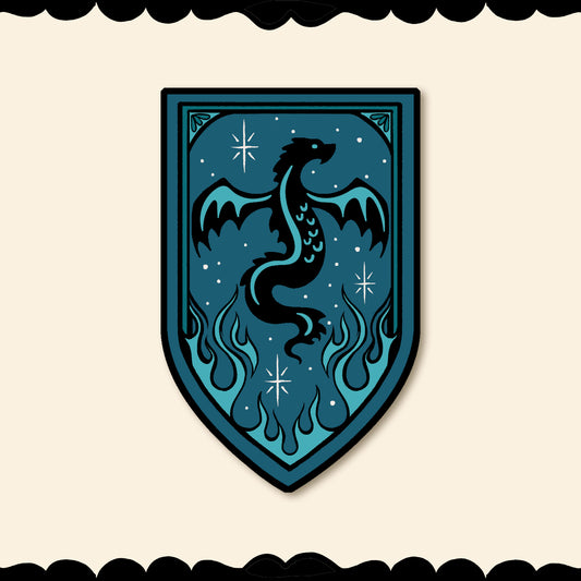 Fireglow Dragon Sticker