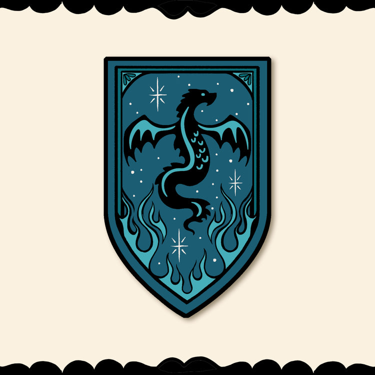 Fireglow Dragon Sticker