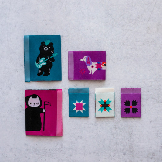 Seam Reaper and Friends Sewing Tags