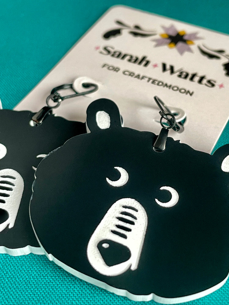 Teddy Acrylic Earrings