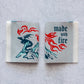 Fire Glow Sewing Tags