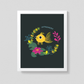 8x10 Art Print: Introvert Fish