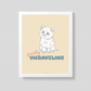 8x10 Art Print: Unravel Cat