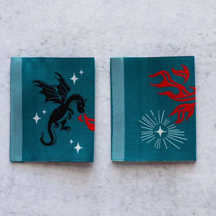 Fire Glow Sewing Tags