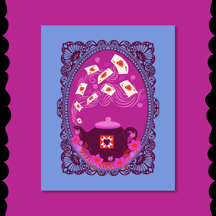 Lucky Teapot 8x10 Art Print