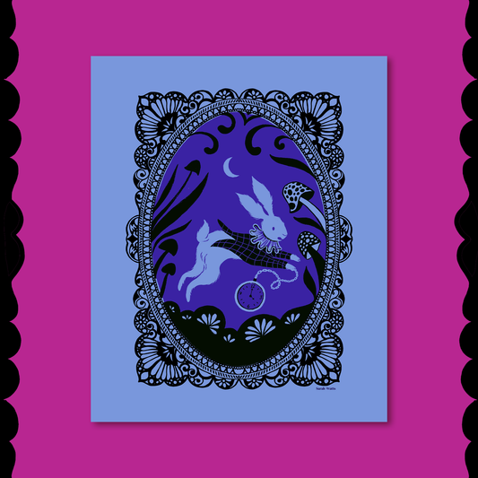 The White Rabbit 8x10 Art Print
