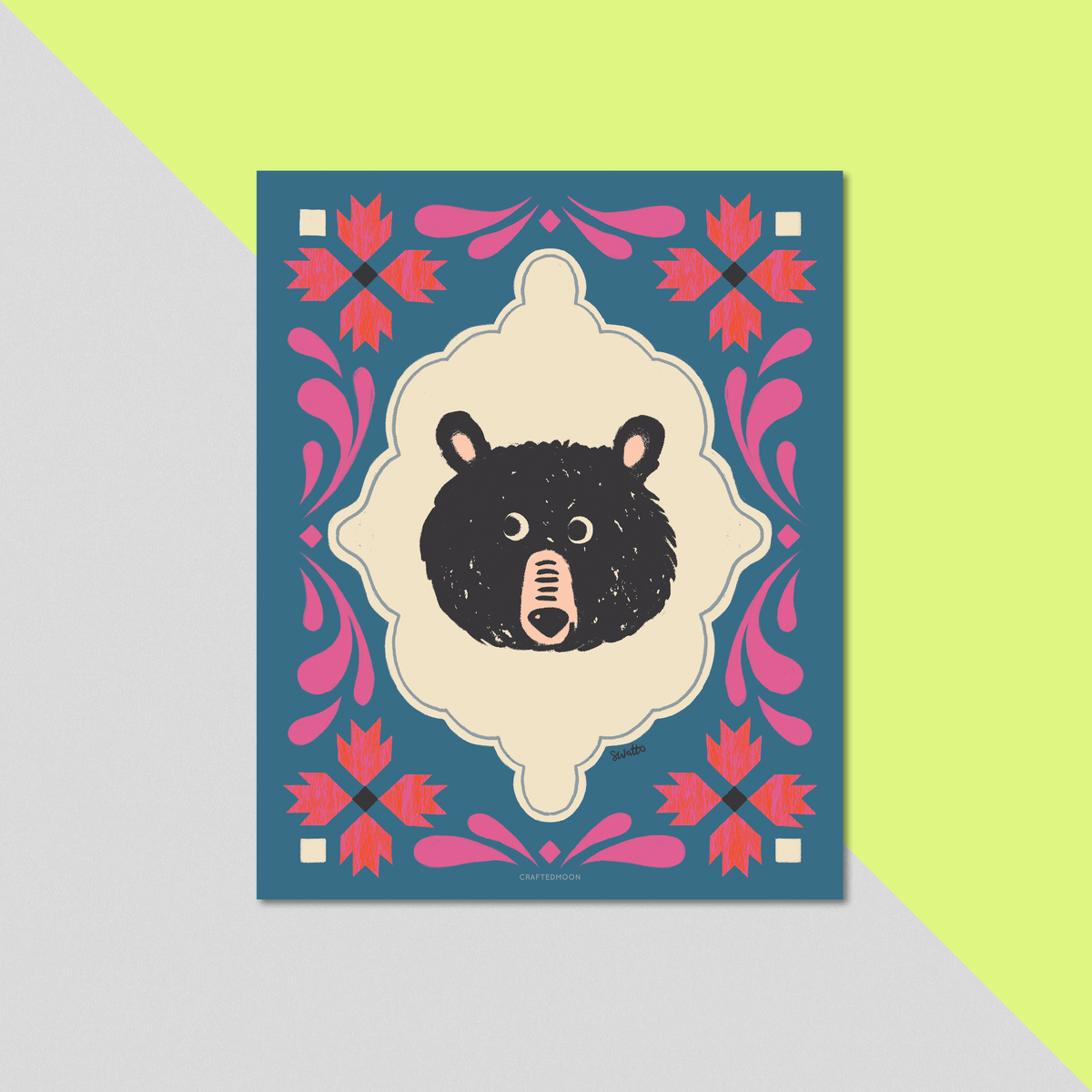 *Preorder* 8x10 Art Print: Bear Paw Bear