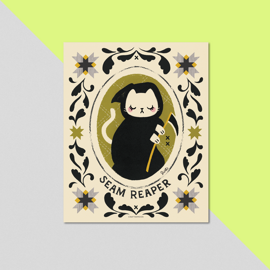 8x10 Art Print: Seam Reaper II