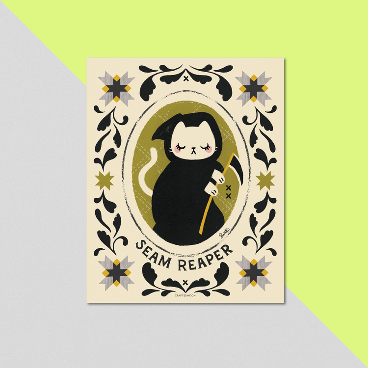 8x10 Art Print: Seam Reaper II
