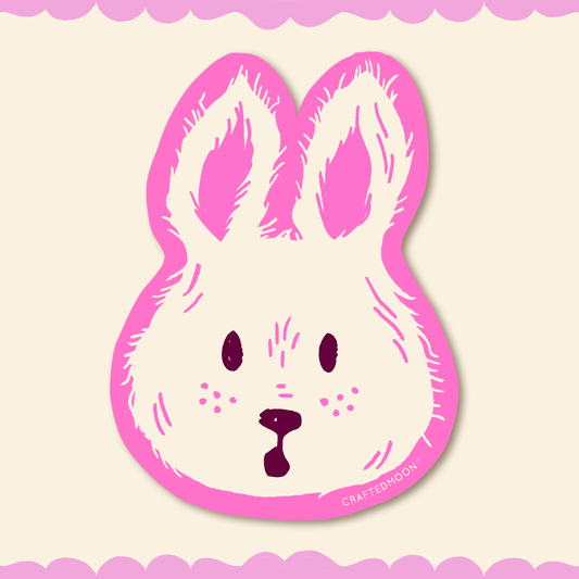 Frazzle Bunny Sticker