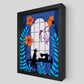 Window Pup Shadowbox Art